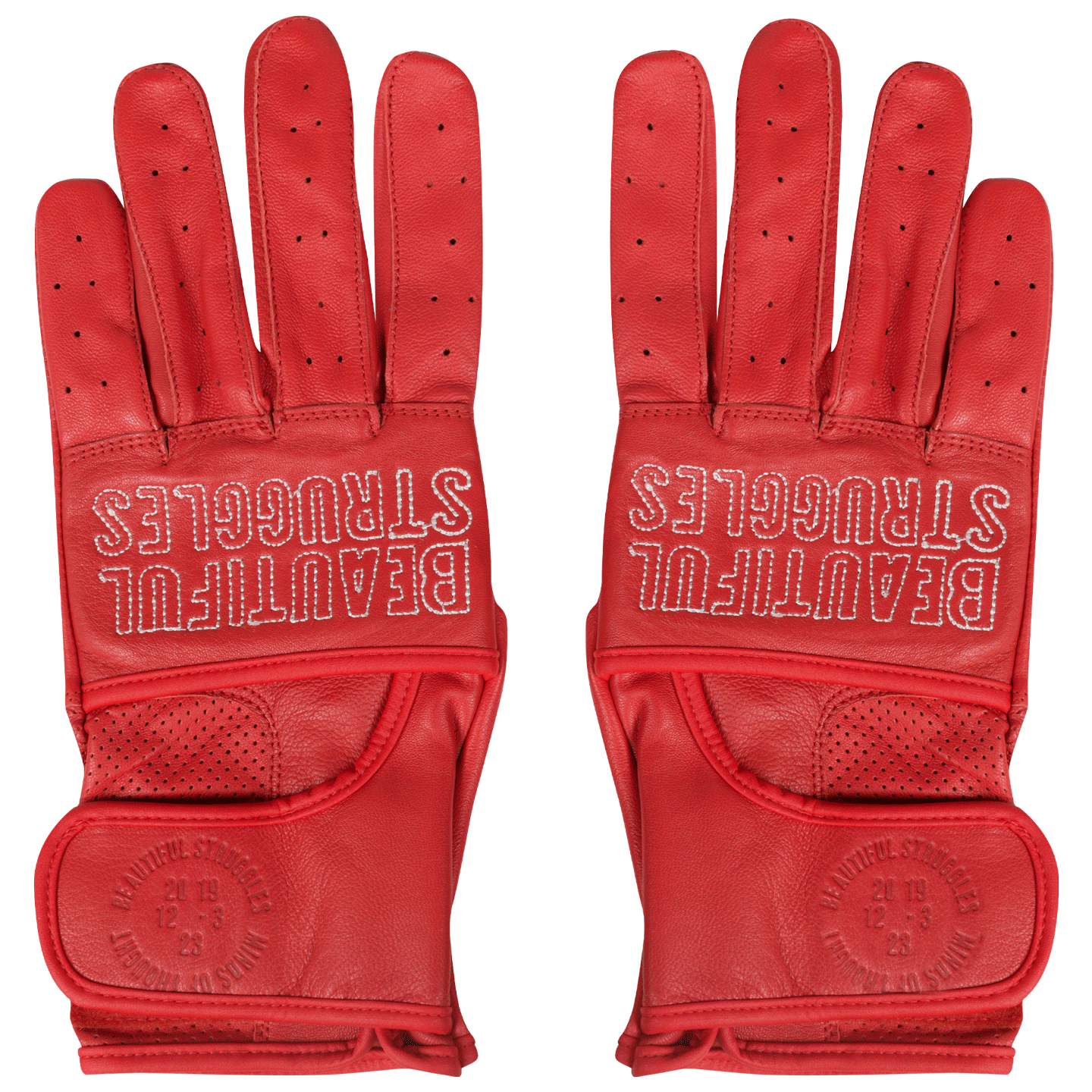 Leather Gloves Red – Beautiful Struggles