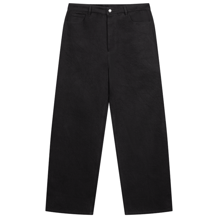 Wide Leg Denim Black
