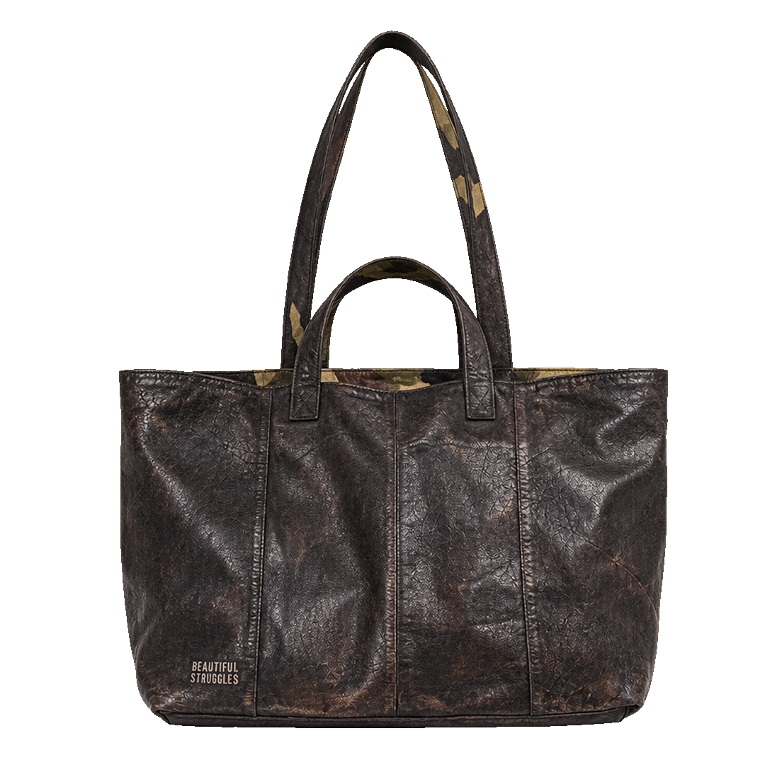Reversible Leather Shopper