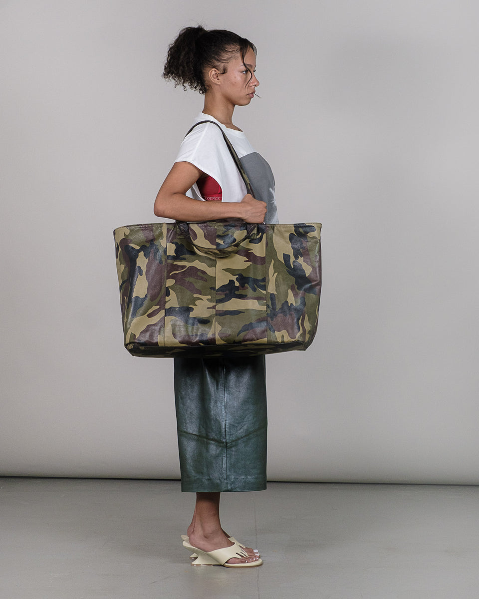 Reversible Leather Shopper