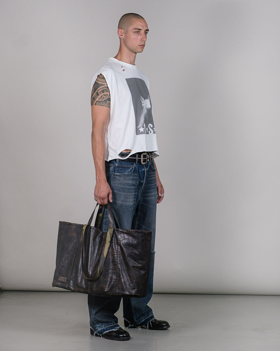 Reversible Leather Shopper
