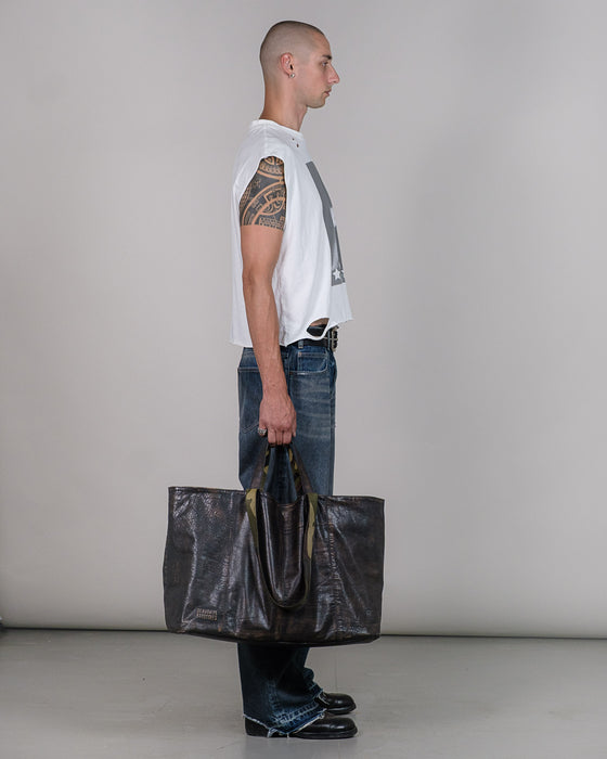 Reversible Leather Shopper