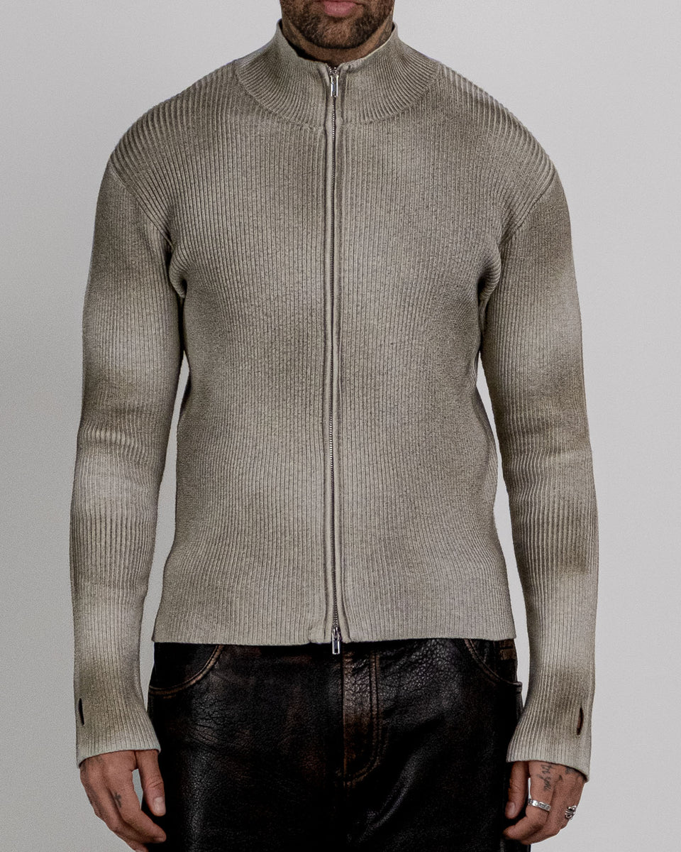 A Slim Knit Cardigan