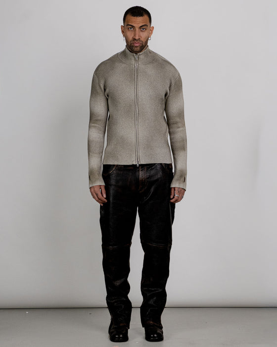 A Slim Knit Cardigan