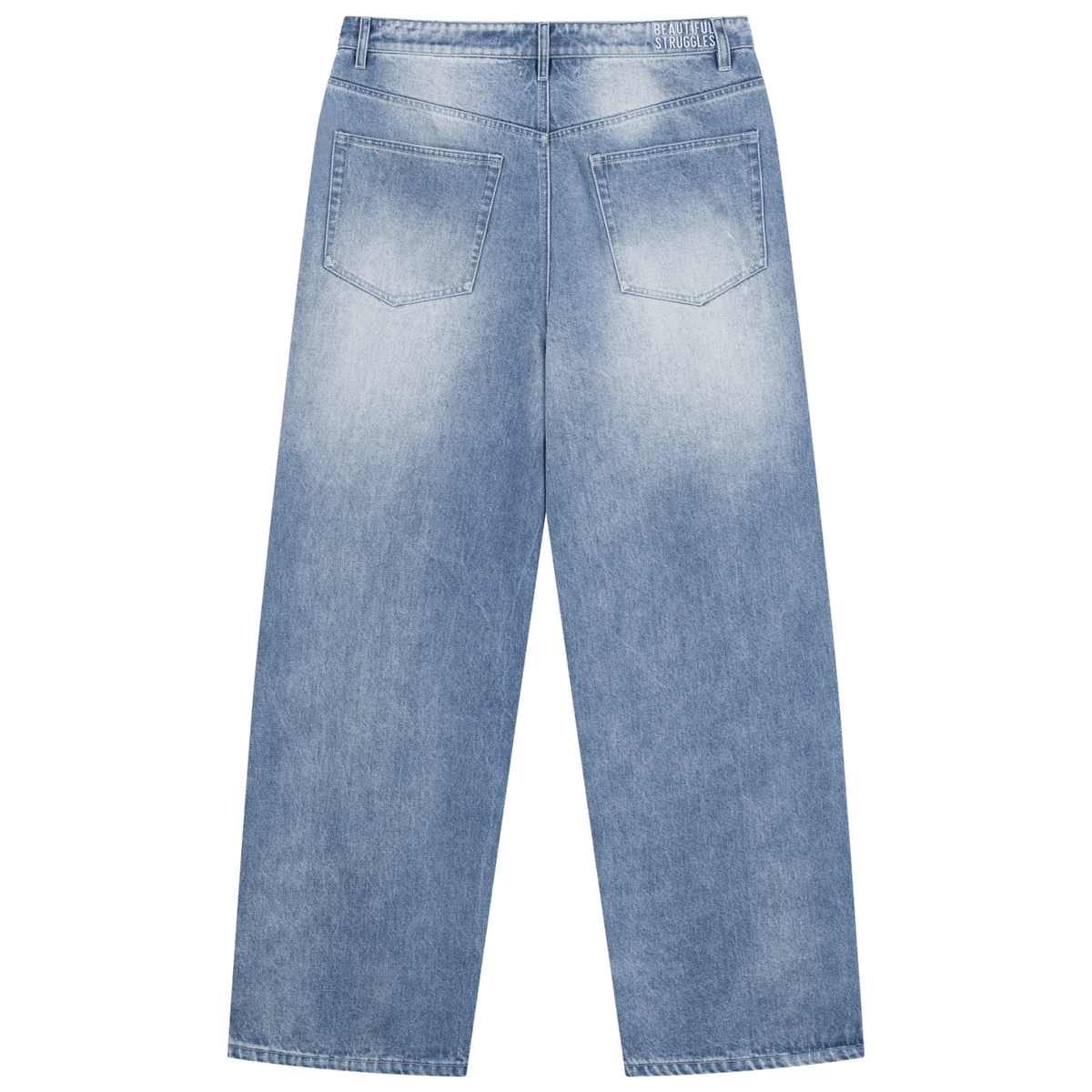 Wide Leg Denim Blue