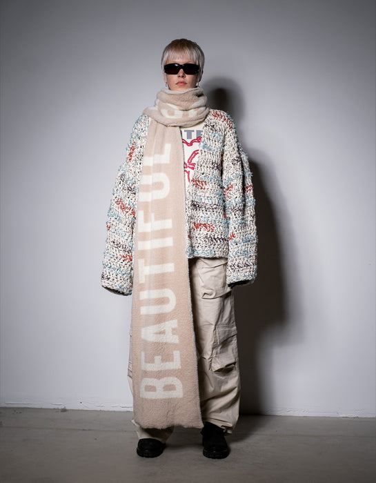 Nylon Cargo Pants Beige