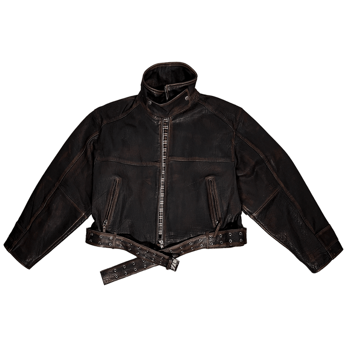 A Boxy Leather Jacket