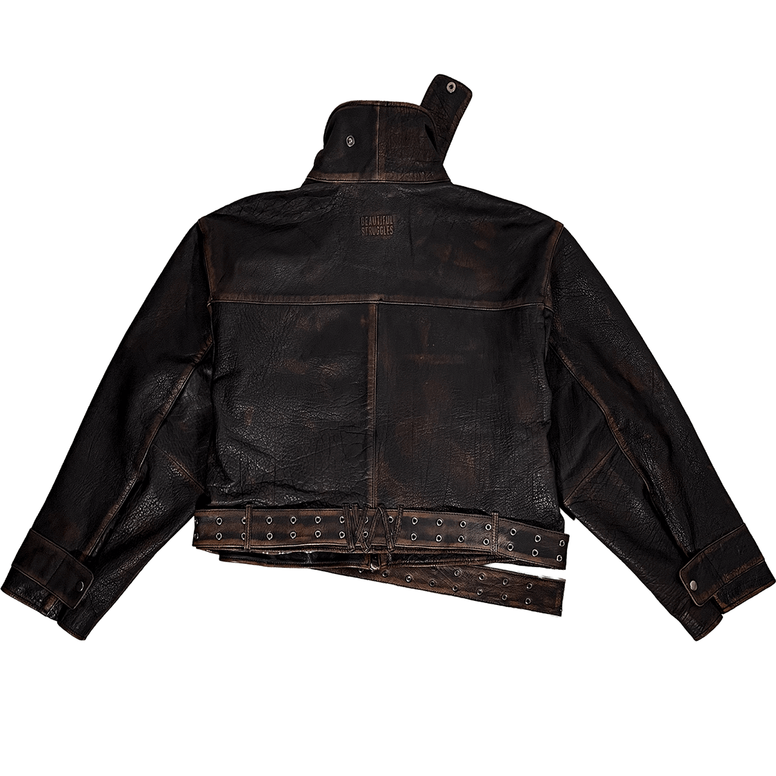 A Boxy Leather Jacket