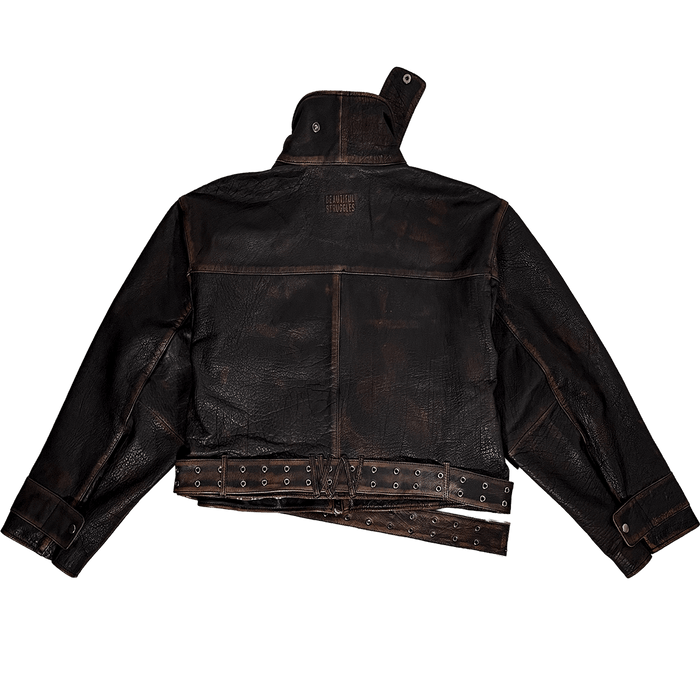 A Boxy Leather Jacket