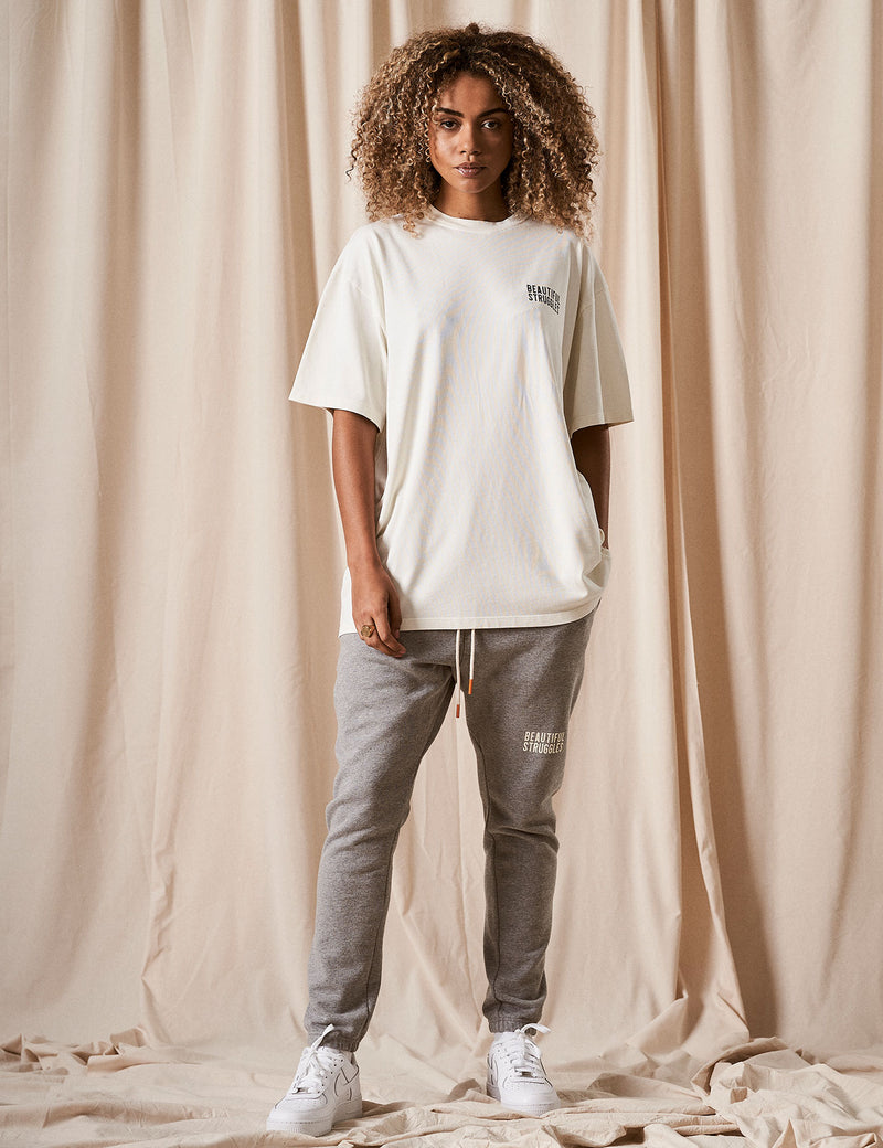 T-Shirt "Logo" Creme