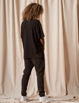T-Shirt "Eagle Storm" Black Washed