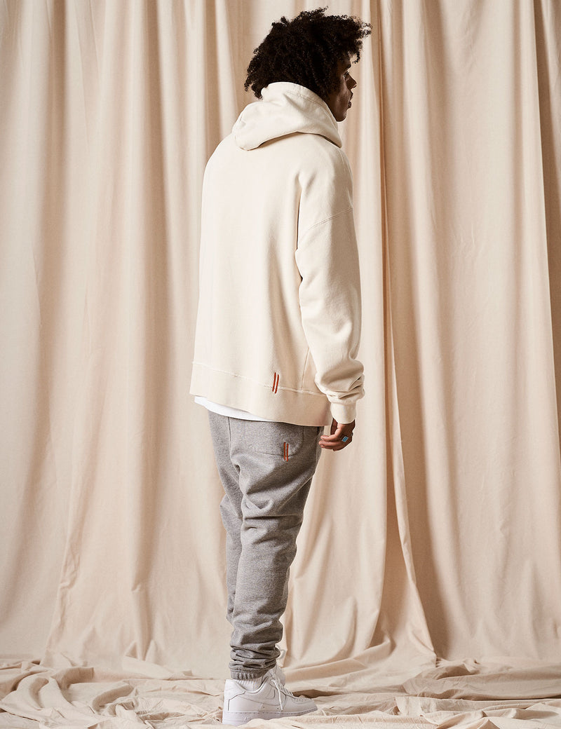 Hoodie "Logo" Creme