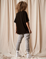 Sweatpant "Logo" Light Grey Melange