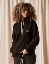 Hoodie "Logo" Black Washed