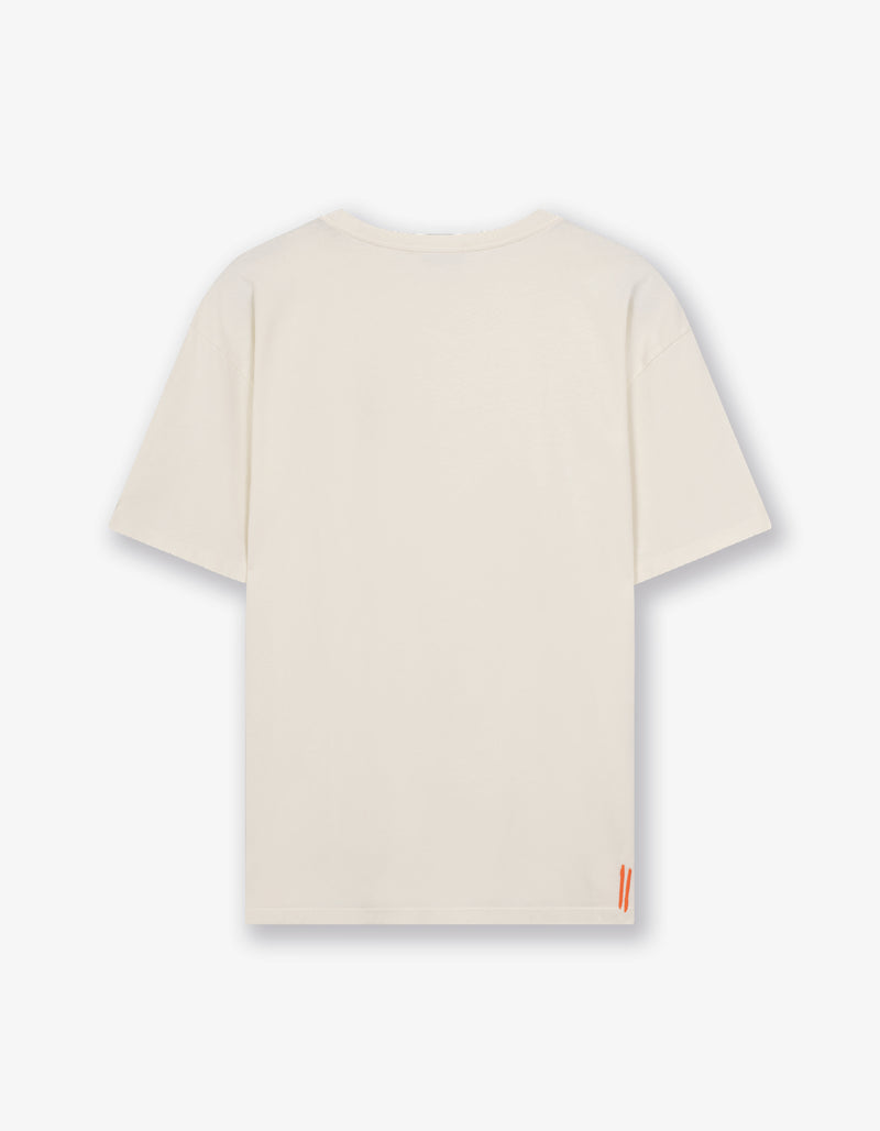 T-Shirt "Logo" Creme
