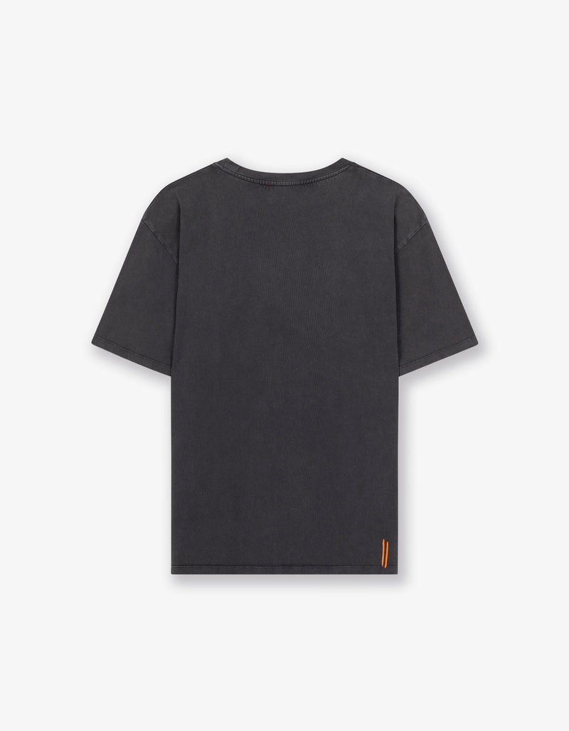 T-Shirt "Eagle Storm" Black Washed