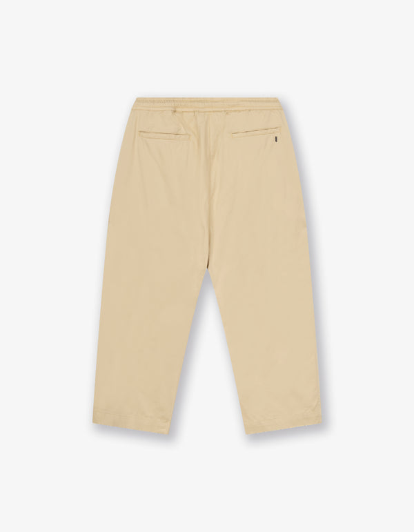Wide Leg Chino Beige