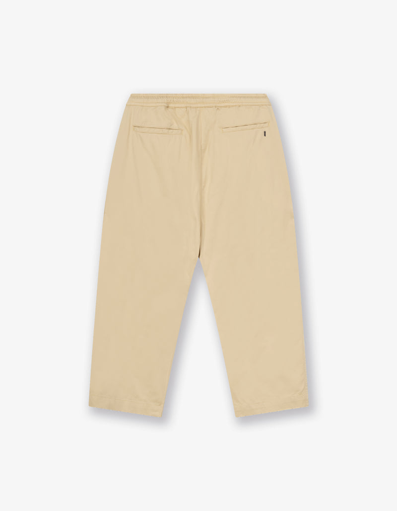 Wide Leg Chino Beige