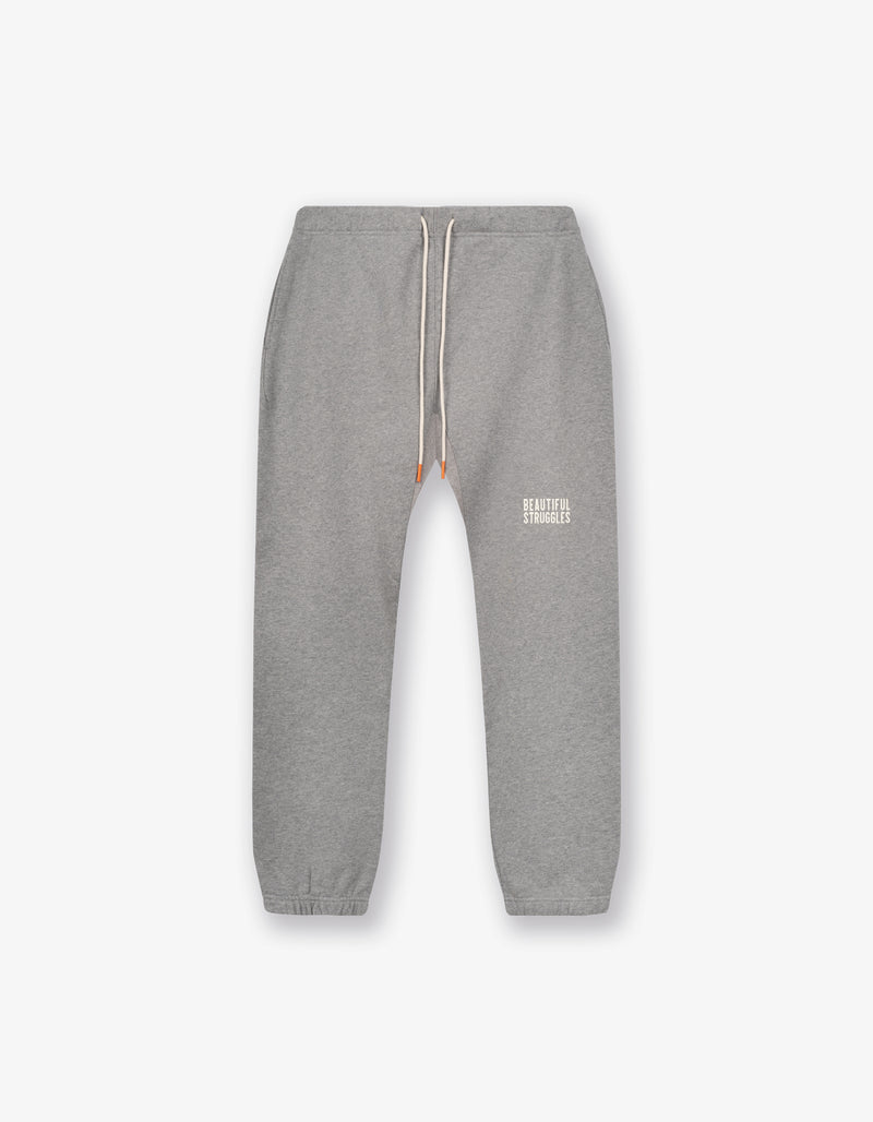Sweatpant "Logo" Light Grey Melange