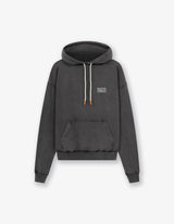 Hoodie "Logo" Black Washed
