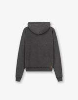 Hoodie "Logo" Black Washed