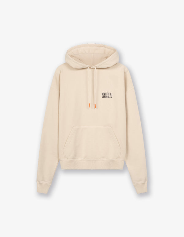 Hoodie "Logo" Creme