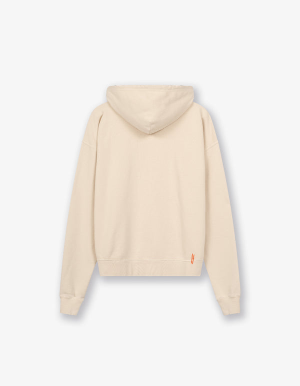 Hoodie "Logo" Creme