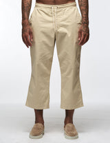 Wide Leg Chino Beige
