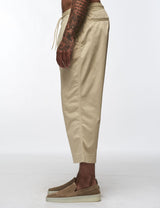 Wide Leg Chino Beige