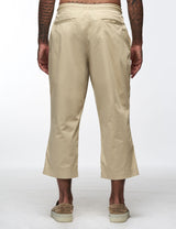 Wide Leg Chino Beige