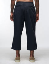 Wide Leg Chino Navy