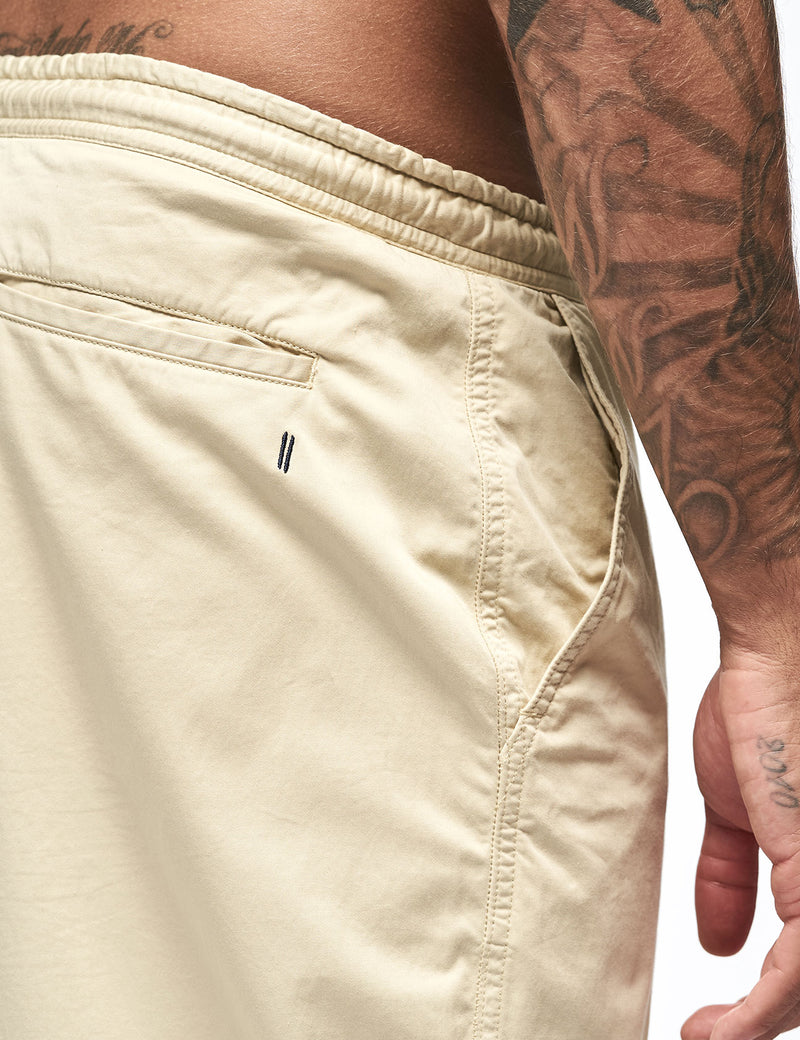 Wide Leg Chino Beige