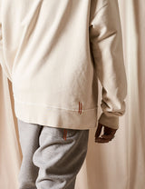 Hoodie "Logo" Creme