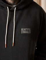 Hoodie "Logo" Black Washed