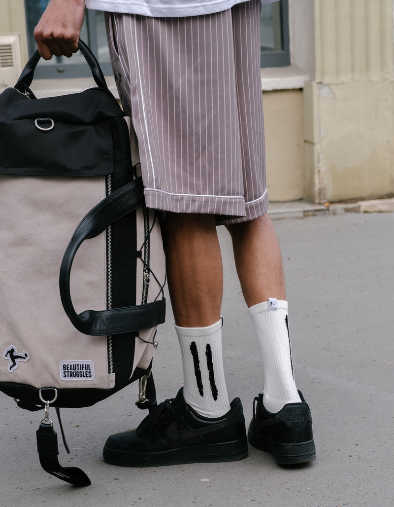 BS x Bundesliga Socks White & Black