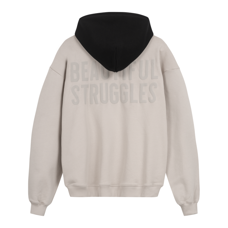 BS x Bundesliga Quarter Zip Hoodie Beige & Black