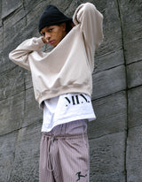 BS x Bundesliga Quarter Zip Hoodie Beige & Black
